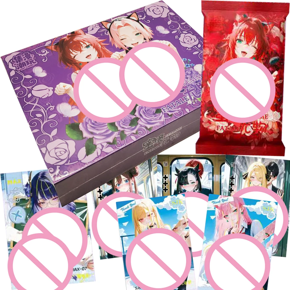 

Femme Fatale Collection Cards Highly Beloved Anime Game Pretty Goddess Dreamy Temptation Theme Cards Booster Box Popular Gifts