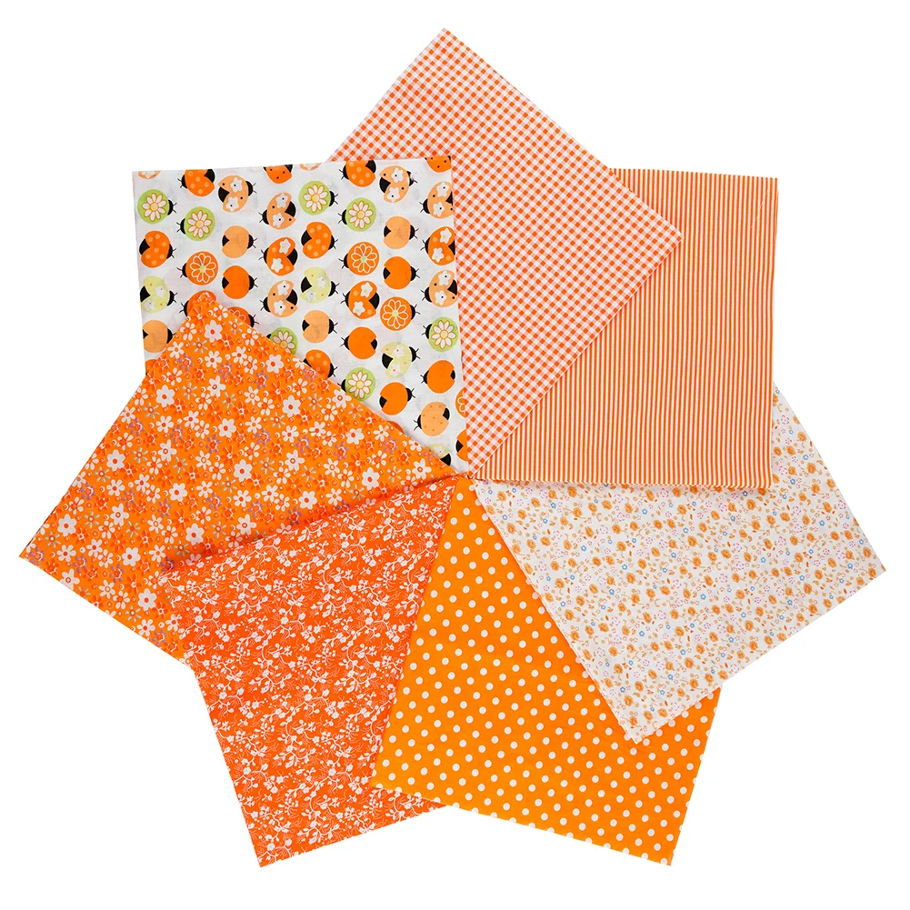 Cotton Fabric 7PCS Squares Patchwork Craft Sewing Quilting Material for Handmade Items or Quilts Attention to Detail Assured