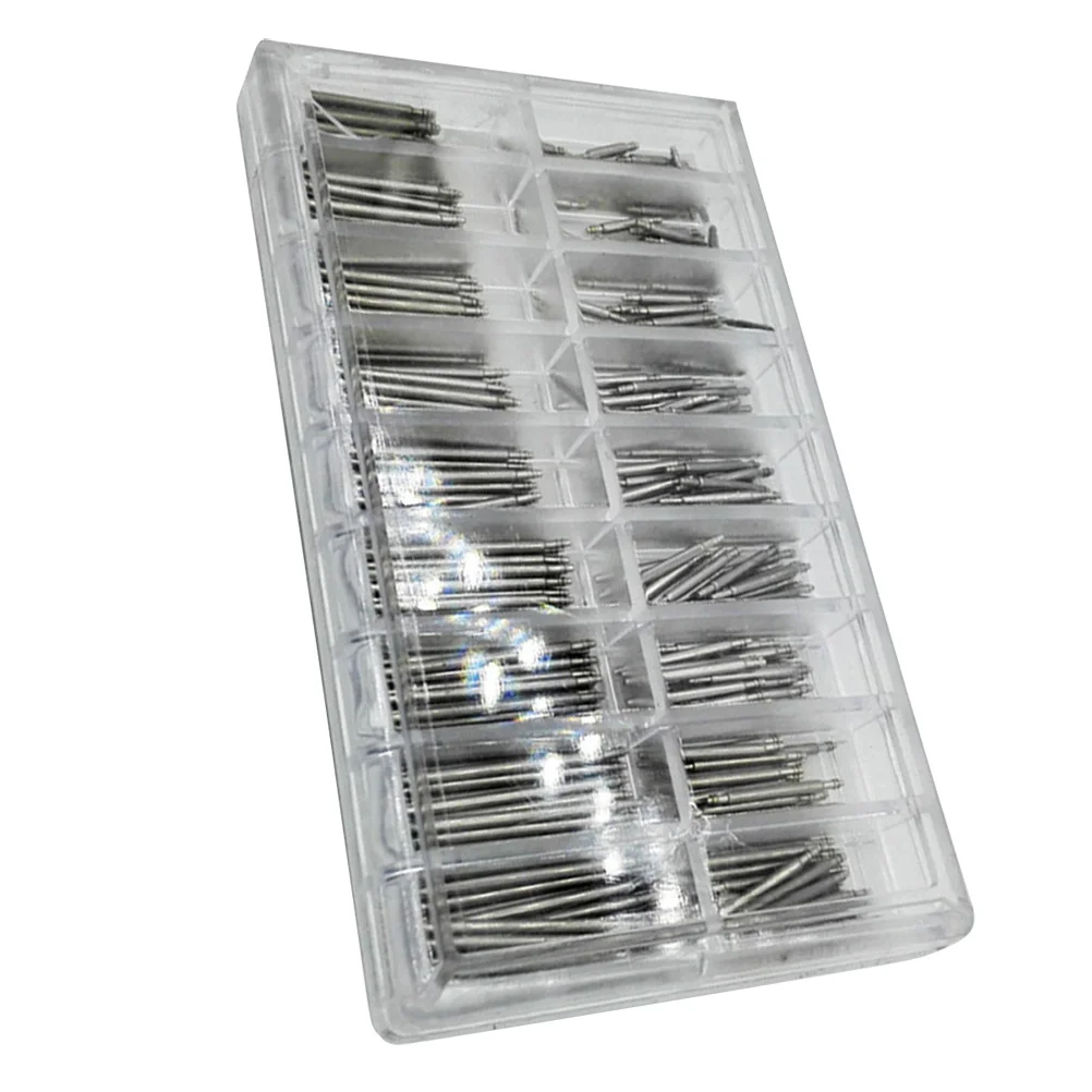 360Pcs Watch Band Stainless Steel Spring Bars Double Flange Metal Strap Link Pin Remover Repair Tool Set 6-23mm