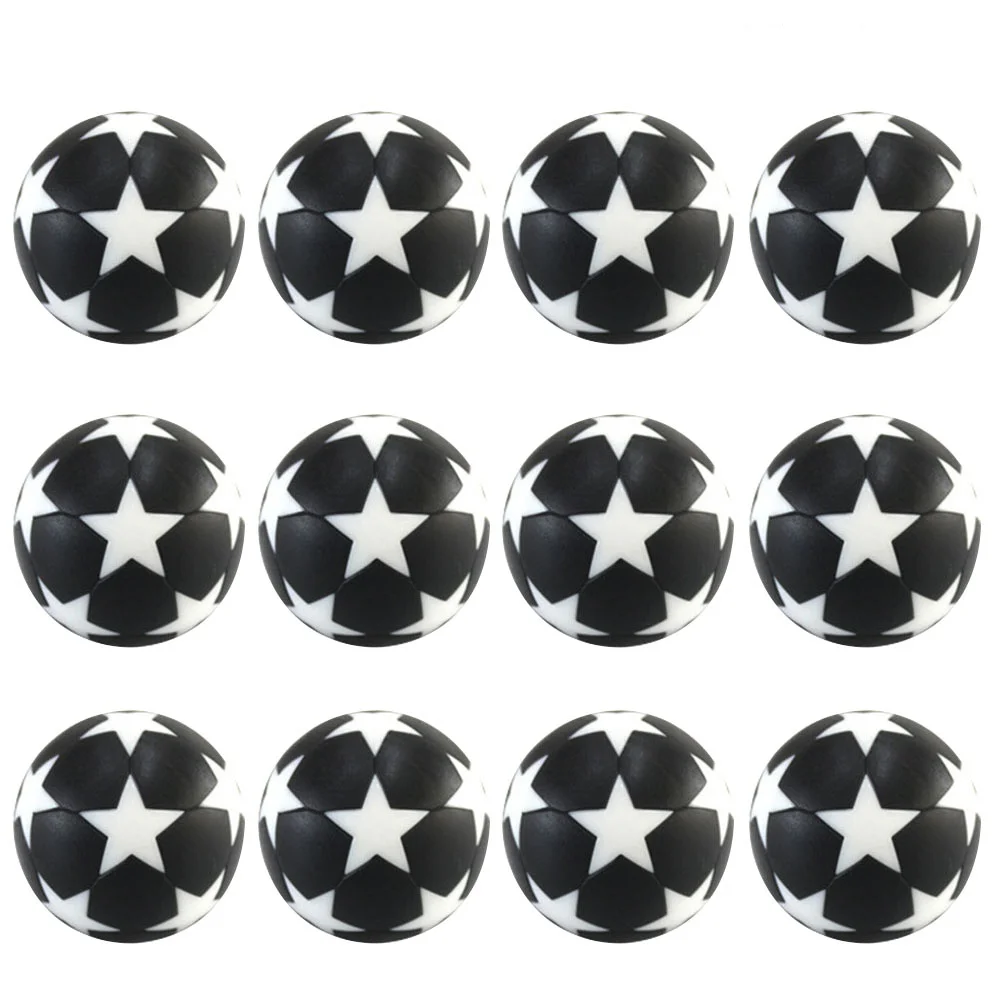 

12 Pcs Interesting Mini Tabletop Soccer Game Footballs Accessory Sports Supplies