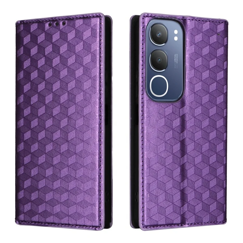 For vivo Y19S 4G V2419 Wallet Case Self-adhesive Flip PU Leather Phone Case For vivo Y19S 4G Magnetic Business Case