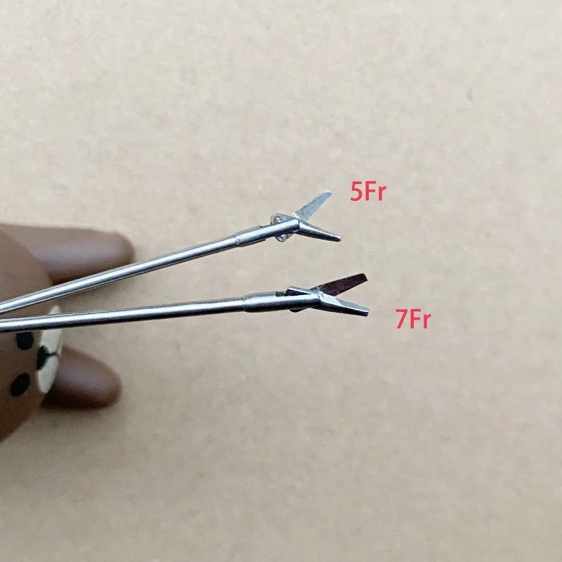 5Fr 7fr Gynecological Breakthrough Point Gynecological Instruments Hysteroscopic Forceps, Flexible Scissors