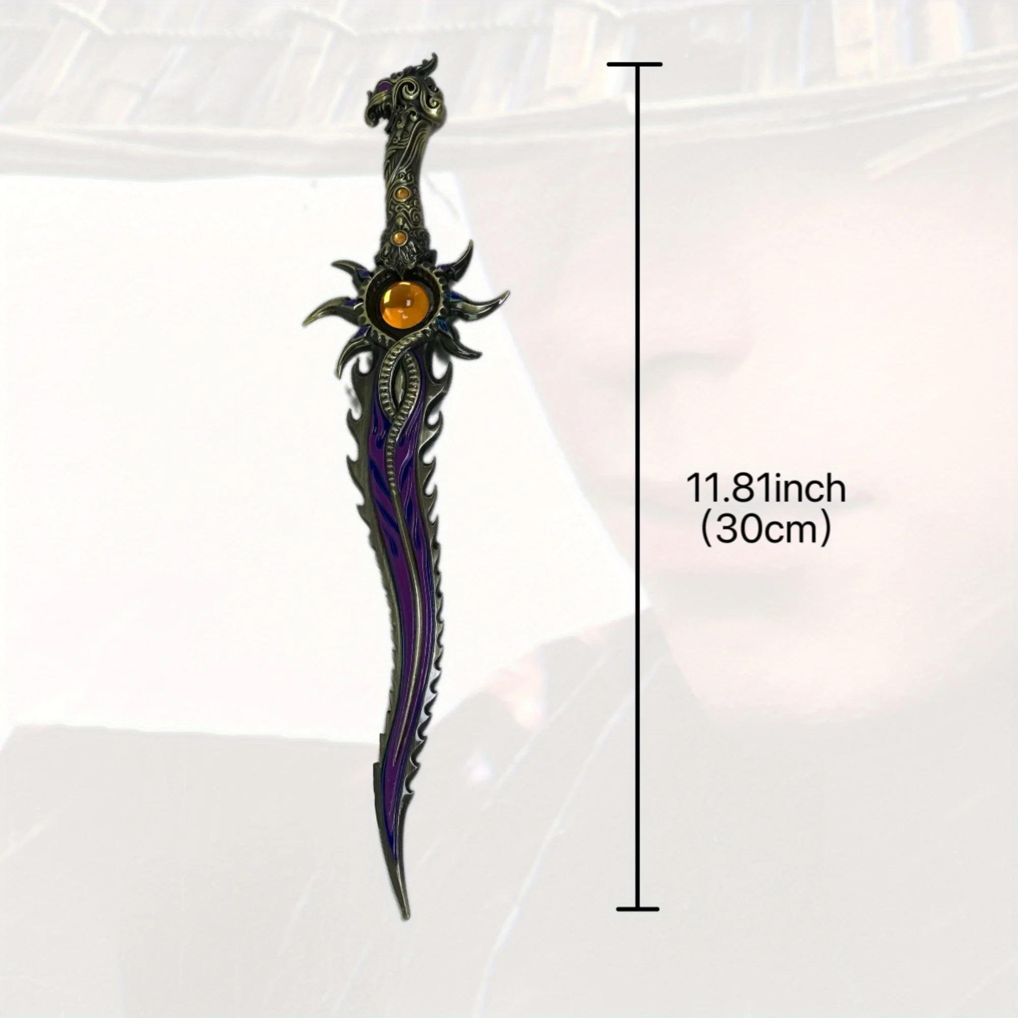 11.8inch Naraka Bladepoint Metal Katana Sword Japanese Katana Original Samurai Sabre Ninja Knife Cosplay Accessories Prop Toy