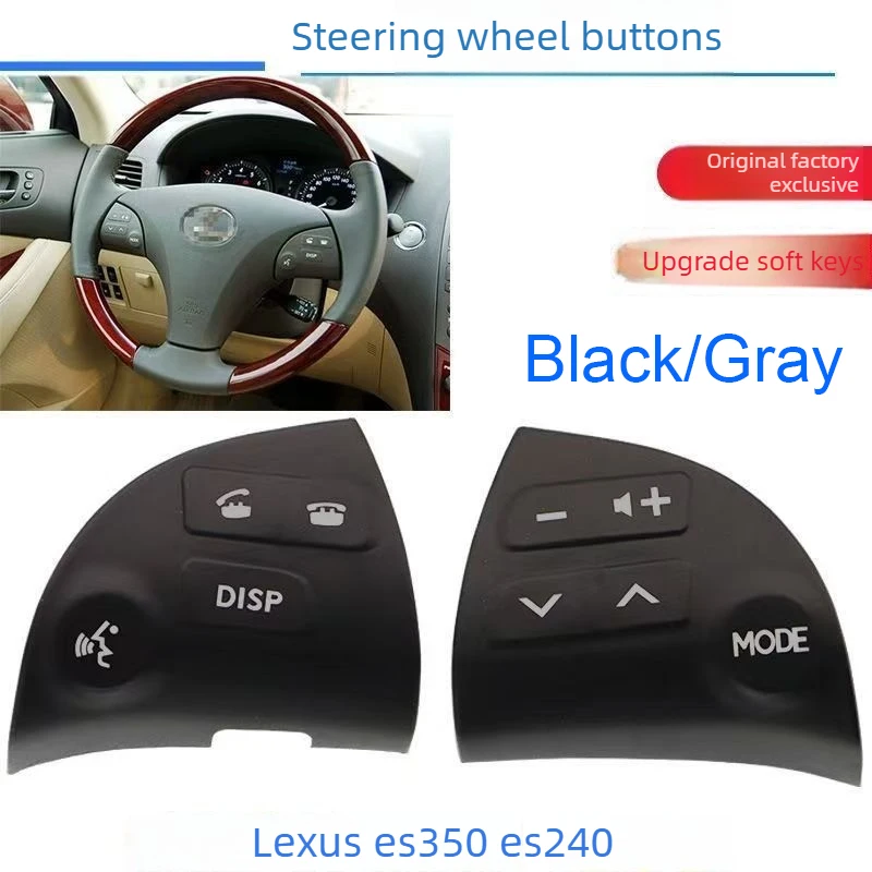 2 stücke 84250 multifunktion aler bluetooth lautsprecher knopfsc halter für toyota lexus es350 lenkrad knopf 48066-3501