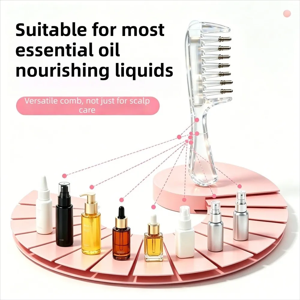 Multi-Function Mini Portable Head Applicator Anti-Frizz Hair Care Hair Firming Applicator Anti-Static Scalp Nourish