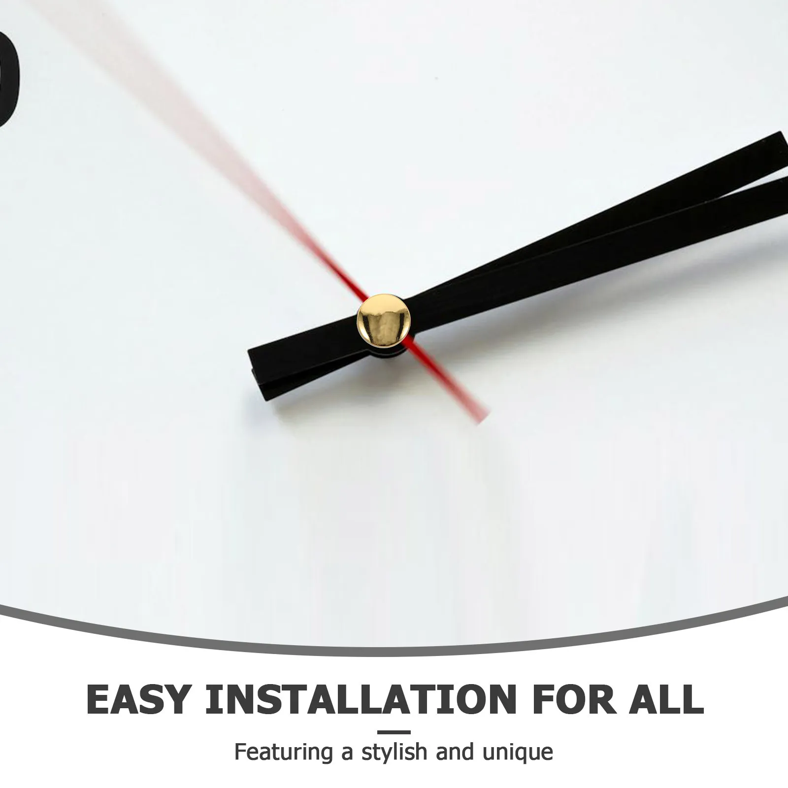 200 قطعة من أغطية بلاستيكية بديلة لإكسسوارات الحائط لإصلاح أجزاء حركة اليد المنزلية ذاتية الصنع ومتينة وناعمة #2