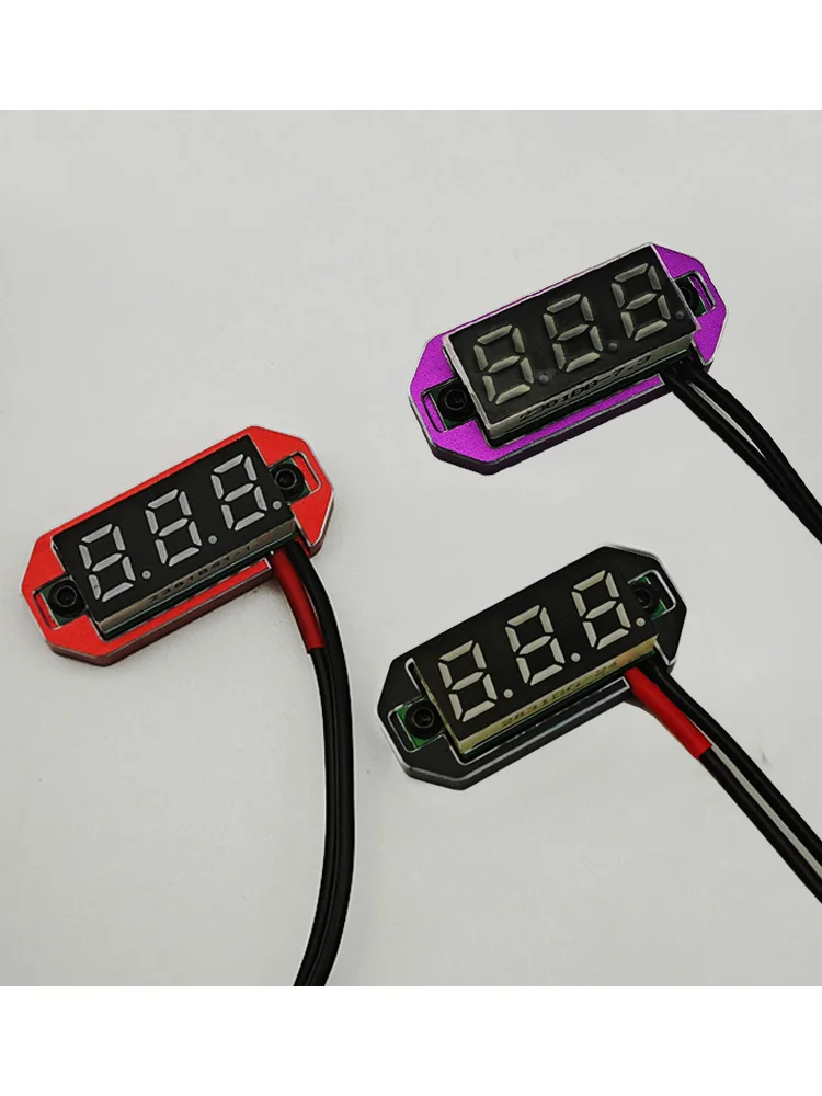 Voltmètre RC 2.5-40V, testeur de tension numérique couleur, police bleu/vert/rouge/jaune calibrée pour surdose Yokomo YD2 BD12 Xray, 1 pièce
