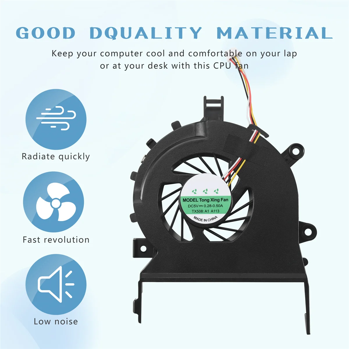 Laptop Cpu Cooling Fan For Acer Aspire 4820T 4820 5820 4745G 4553 5745 5820Tg Notebook Cooler Radiator