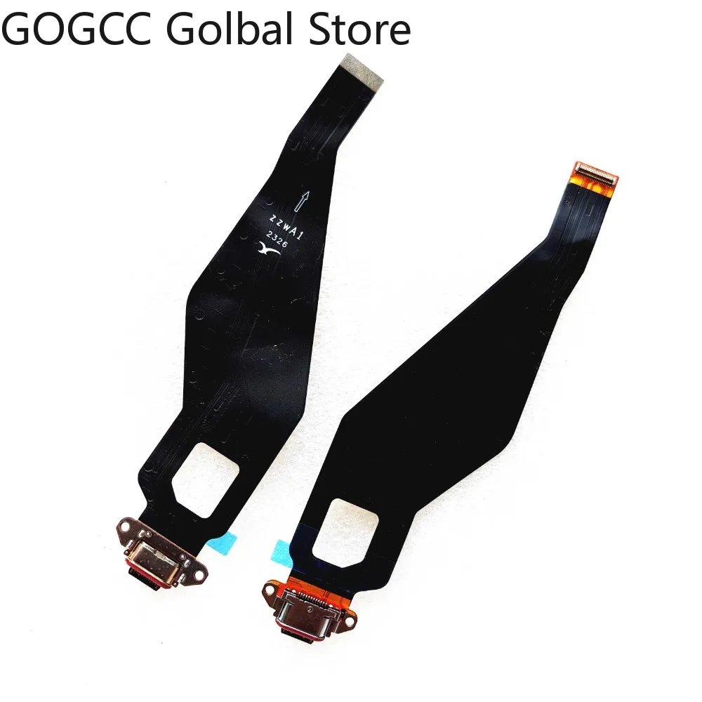 For ZTE Nubia Z50S Pro，NX713J USB Phone Charging Port Dock Connector Flex Cable Type-C Charge Plug Board，Z50SPro Replace Parts