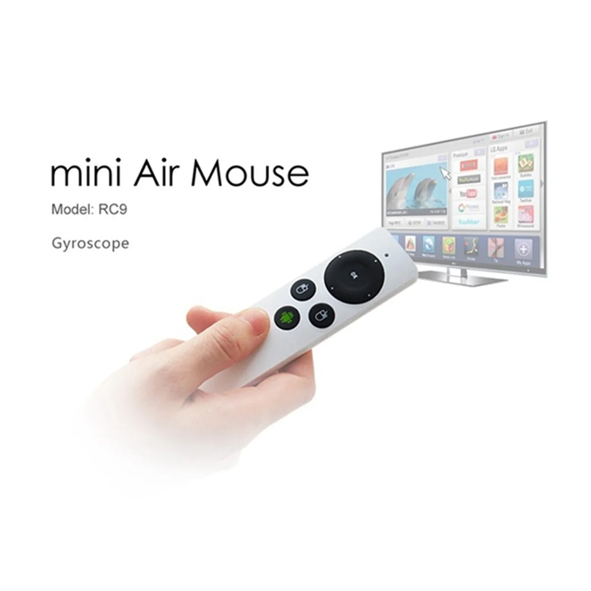 Gran oferta, 2,4G, inalámbrico, Air Mouse, Control remoto, presentación, Clicker para PC, Smart TV, Android, TV Box, HTPC