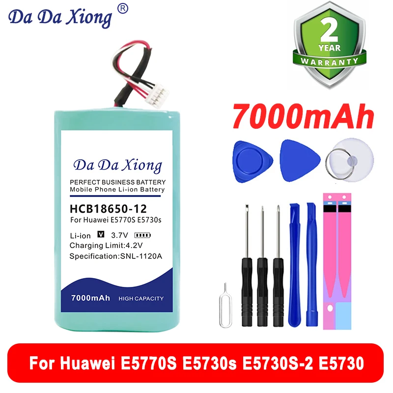 

DaDaXiong High Quality HCB18650-12 Replace Battery For Huawei E5770S E5730s E5730S-2 E5730 Wireless Router