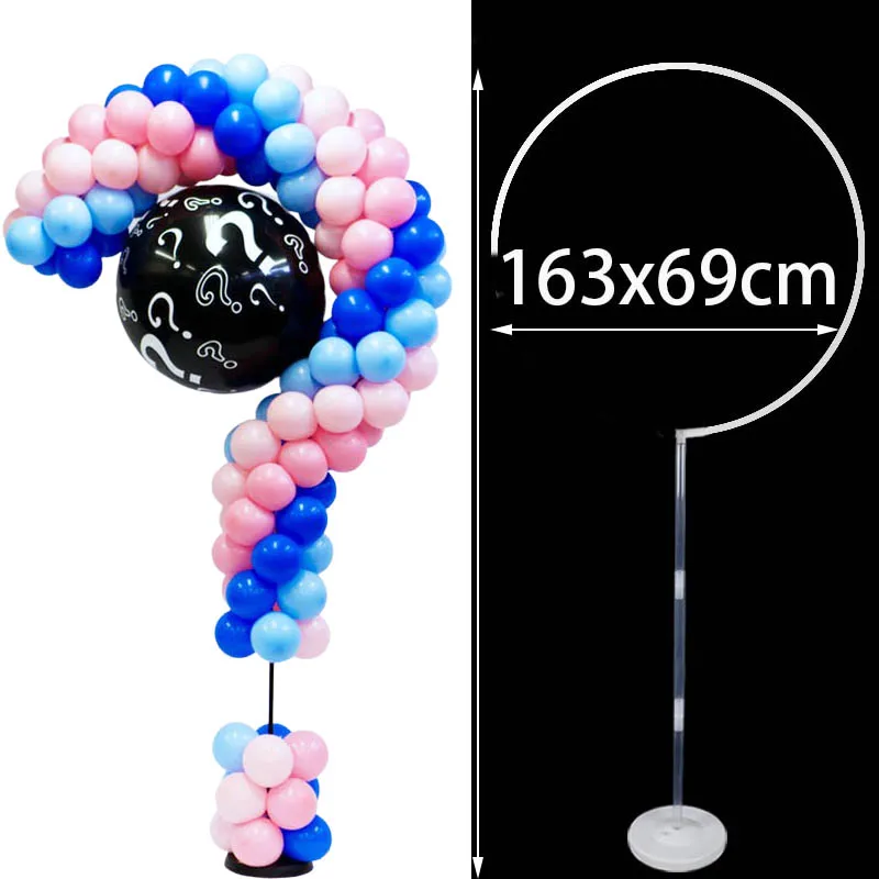 Question Mark Balloon Stand Gender Reveal Balloon Holder Baby Shower Birthday Party Wedding DIY Decoration Home Decor Supplies