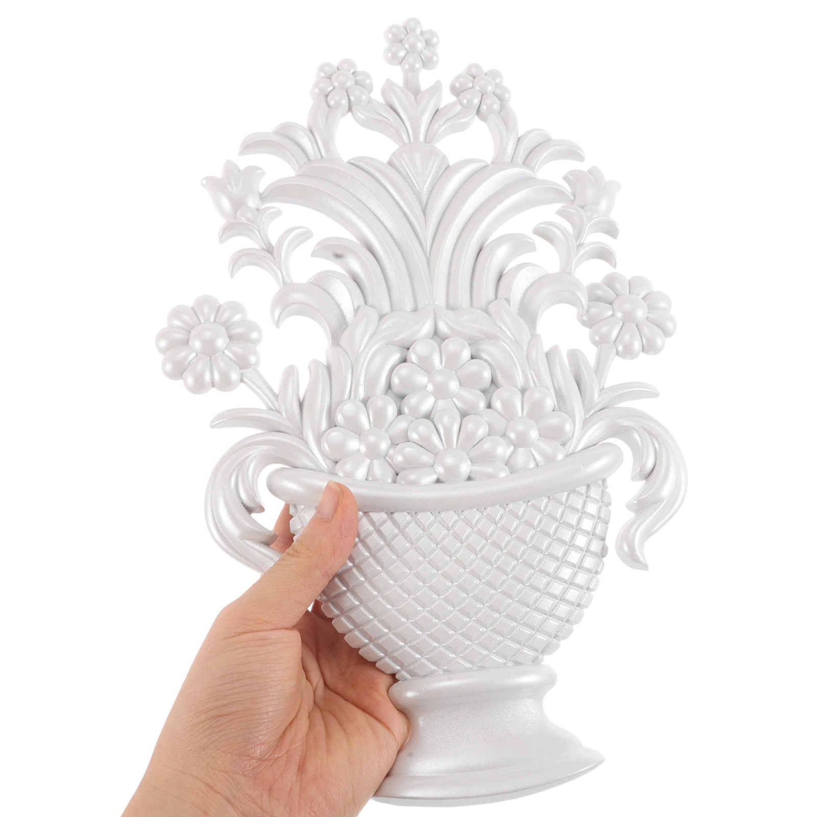 

Furniture Flowers Craft Decals Applique Floral Onlay Plastic Decorations Centerpiece European Elegance Material