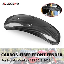 Front Fender Mudguard Fairing Carbon Fiber Motorcycle accessories for Honda Monkey 125 Z125 Monkey125 2018-2024