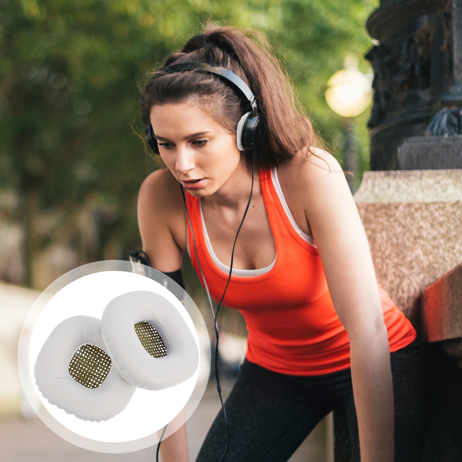 

1 Pair Earphone Cushion Pads Soft High Elastic Replacement Major Ii Headset Earpad Ear Cushion For Headset Ear Pad For Major