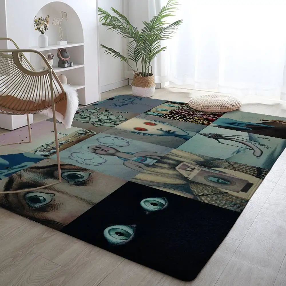 Fantastic Planet La Planete Sauvage Art Floor Mat Bathroom Absorbent Mat Simple Door Dirt-resistant Mat Home Kitchen Mat Foot
