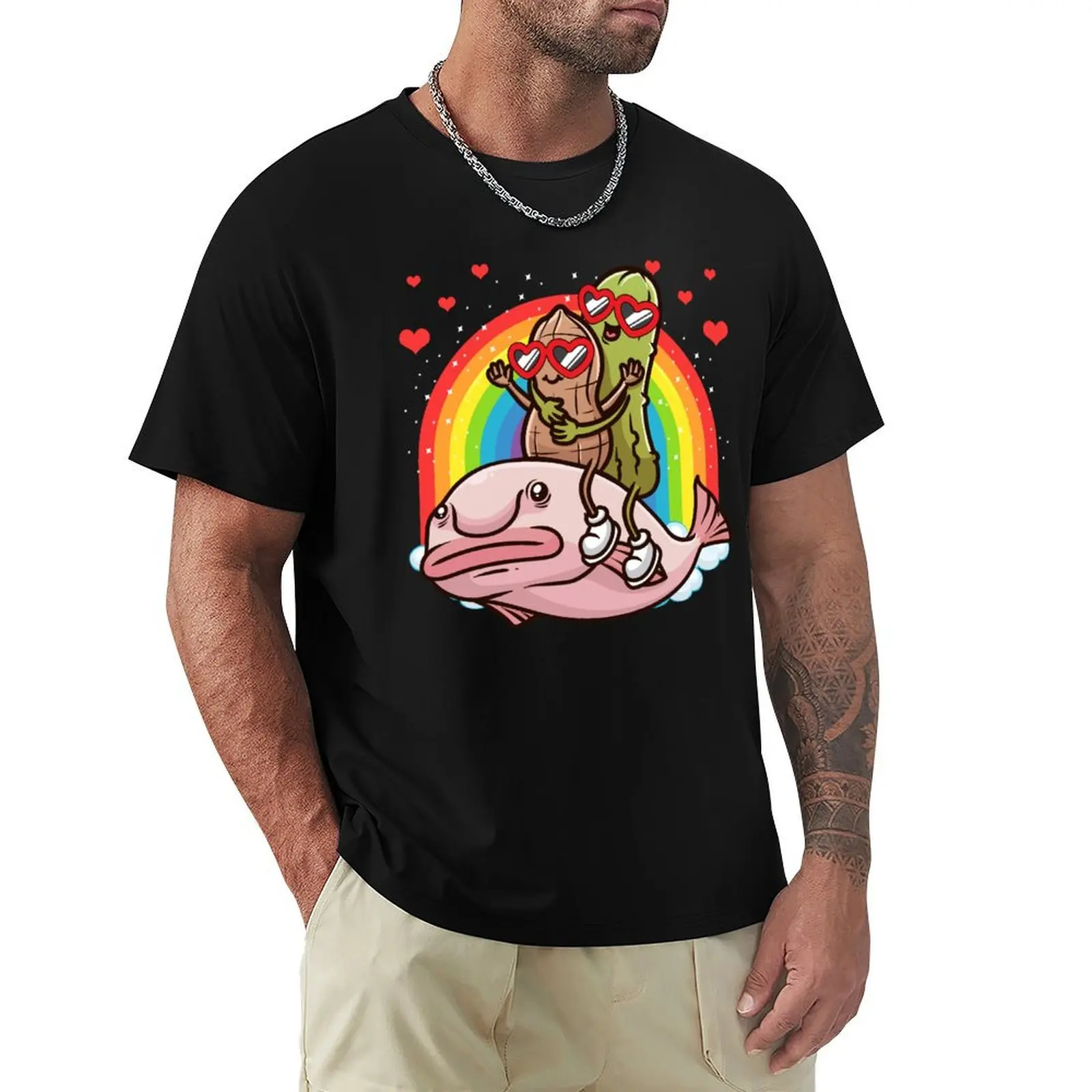 

Peanut and Pickle On Blobfish T-Shirt man clothes basketball graphic tees for a boy croswit shirt man mens clothes