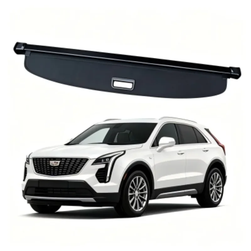 Car Trunk Cargo Cover, Rear Parcel Shelf Shade Shield, Luggage Privacy Blind for Cadillac XT4