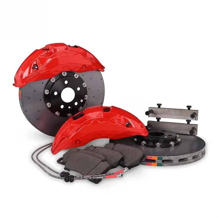Performance Racing Big Brake Kit Ake 10N 10 Piston Brake Caliper Upgrade 10 Pot Light Weight 420/440mm Carbon Ceramic Brake Disc