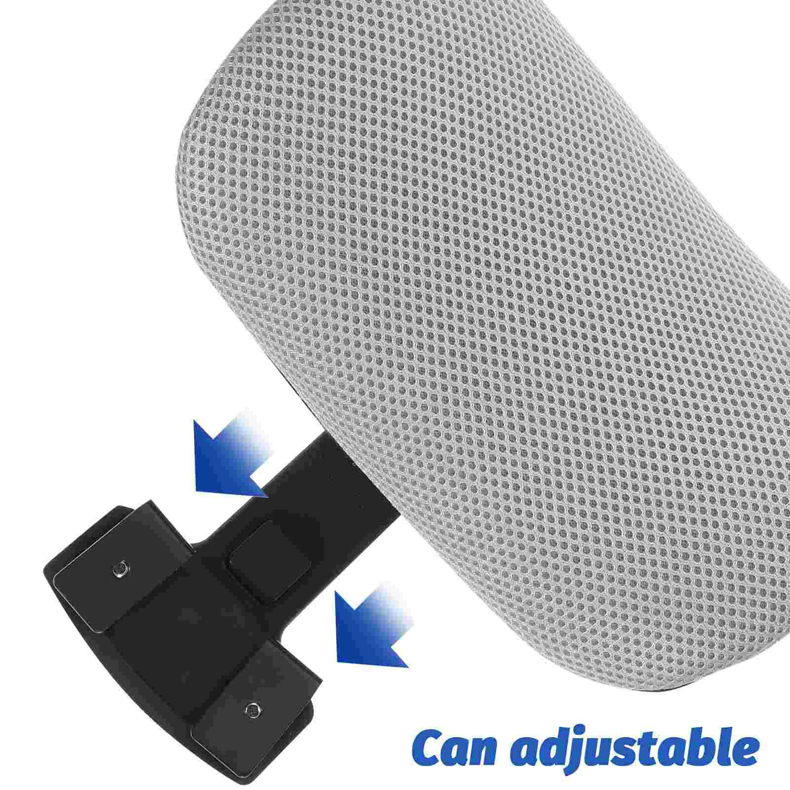 Travesseiro de pescoço cadeira de computador cabeça escritório trabalho apoio lombar 8x24x265cm tecido plástico retrofit encosto de cabeça