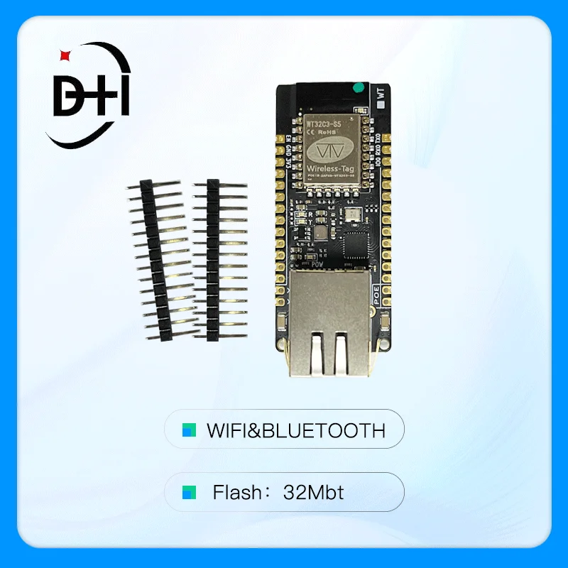 ETH01-EVO ESP32-C3 Development Board Series Super Mini Hat WiFi Bluetooth-compatible Ethernet 3 in 1 IoT Gateway Support POE