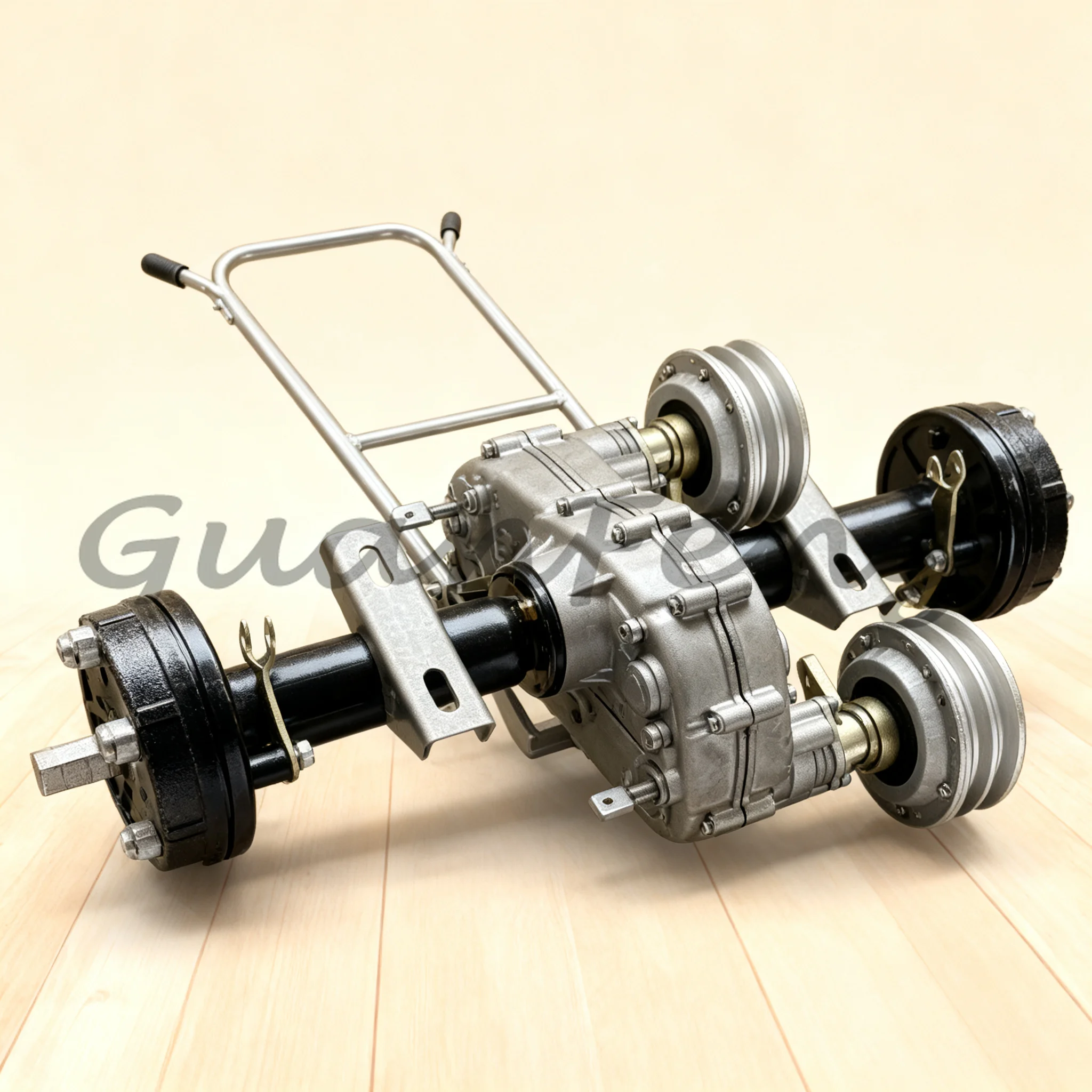 Seed Sowing Machine Gearbox, Differential Steering Transmission Box, Farm Agricultural Cart Walking Gearbox Parts