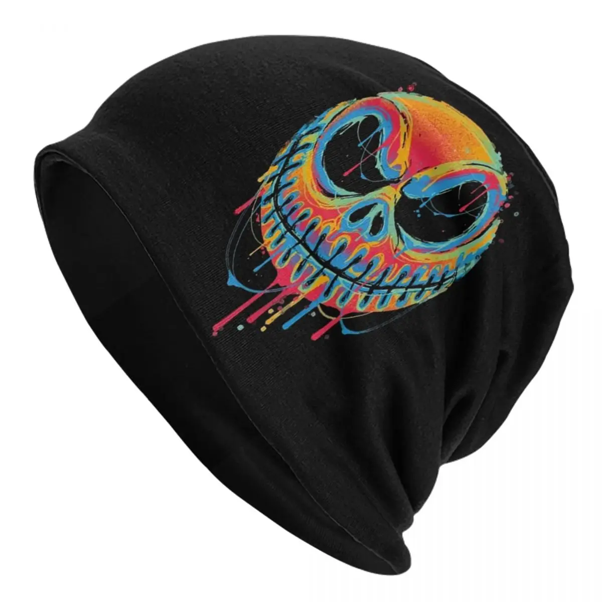 Nightmare Before Christmas Warm Knitted Cap Hip Hop Bonnet Hat Autumn Winter Outdoor Beanies Hats for Men Women Adult