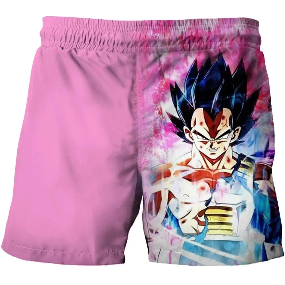 Dragon Ball Goku Pants Children's Boys' Swimming Shorts Summer Quick Dry Cool Youth Men's  Cartoon Print Beach