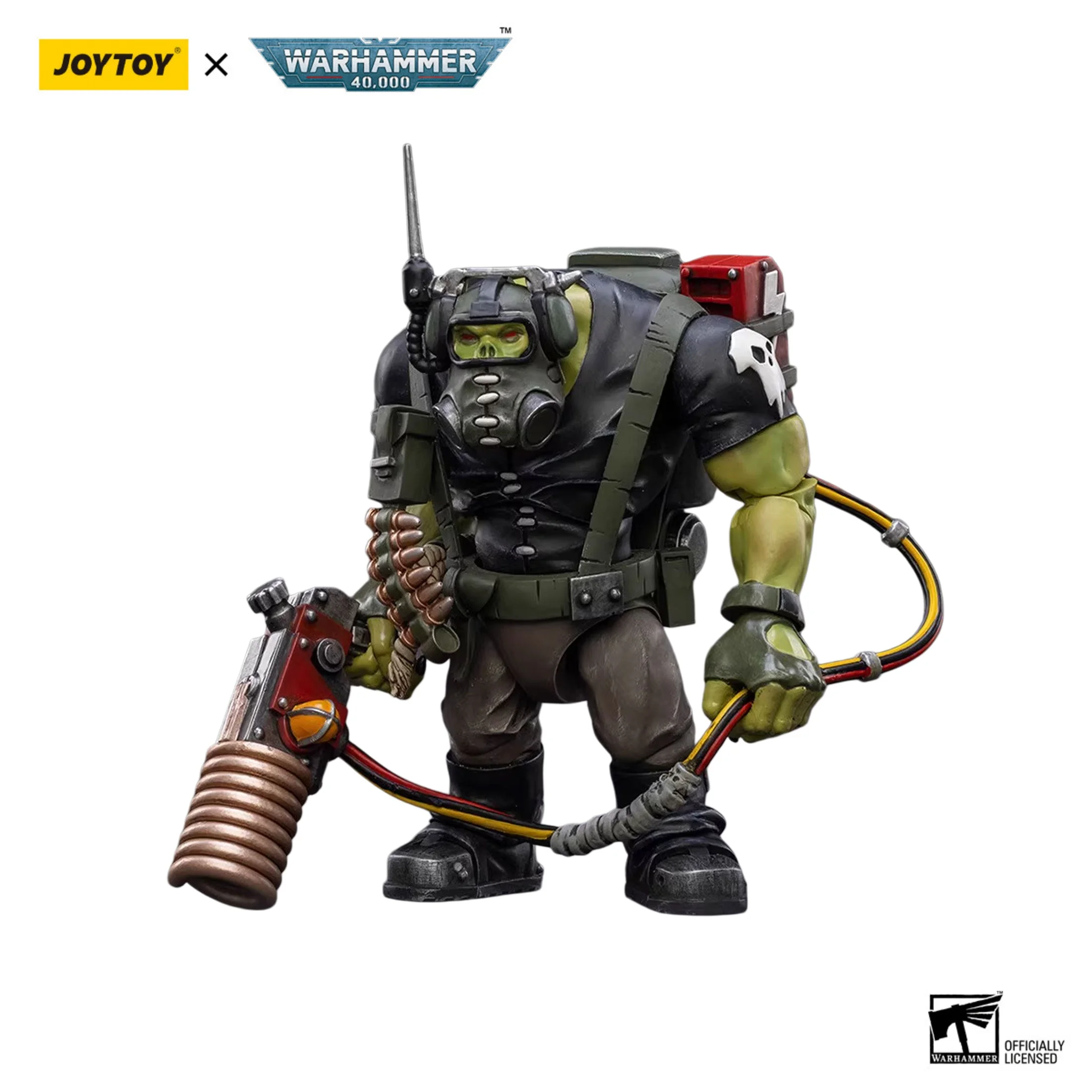 

Фигурка JOYTOY Warhammer 40000/40k Ork Kommandos Comms Boy Wagzuk, модель, подарок, украшение, коллекционная вещь