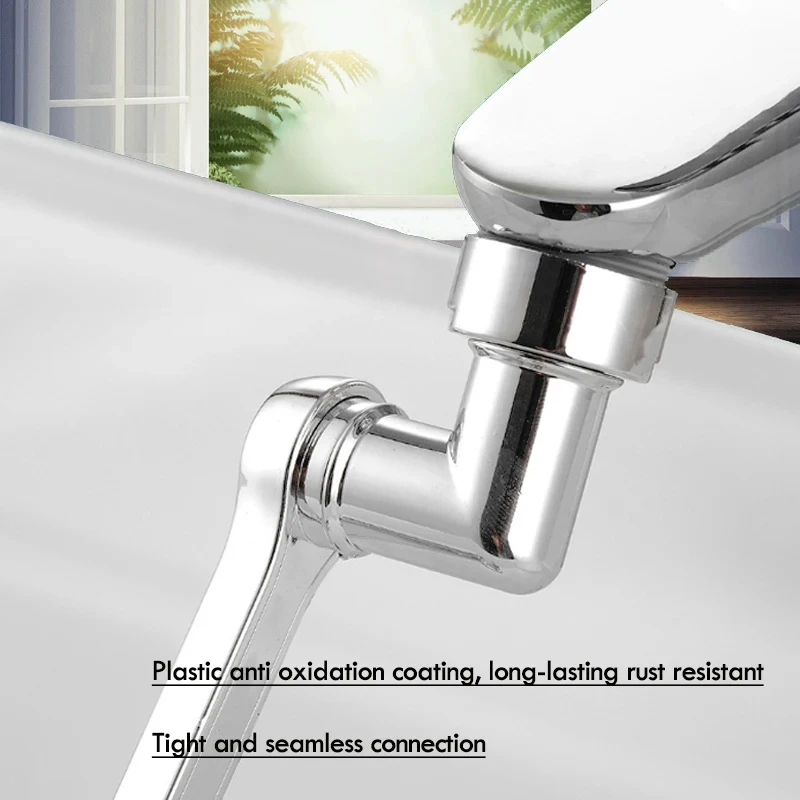 New Universal Rotation Extender Faucet Aerator Plastic Splash Filter Kitchen Tap Washbasin Faucets Bubbler Nozzle Robotic Arm Ne