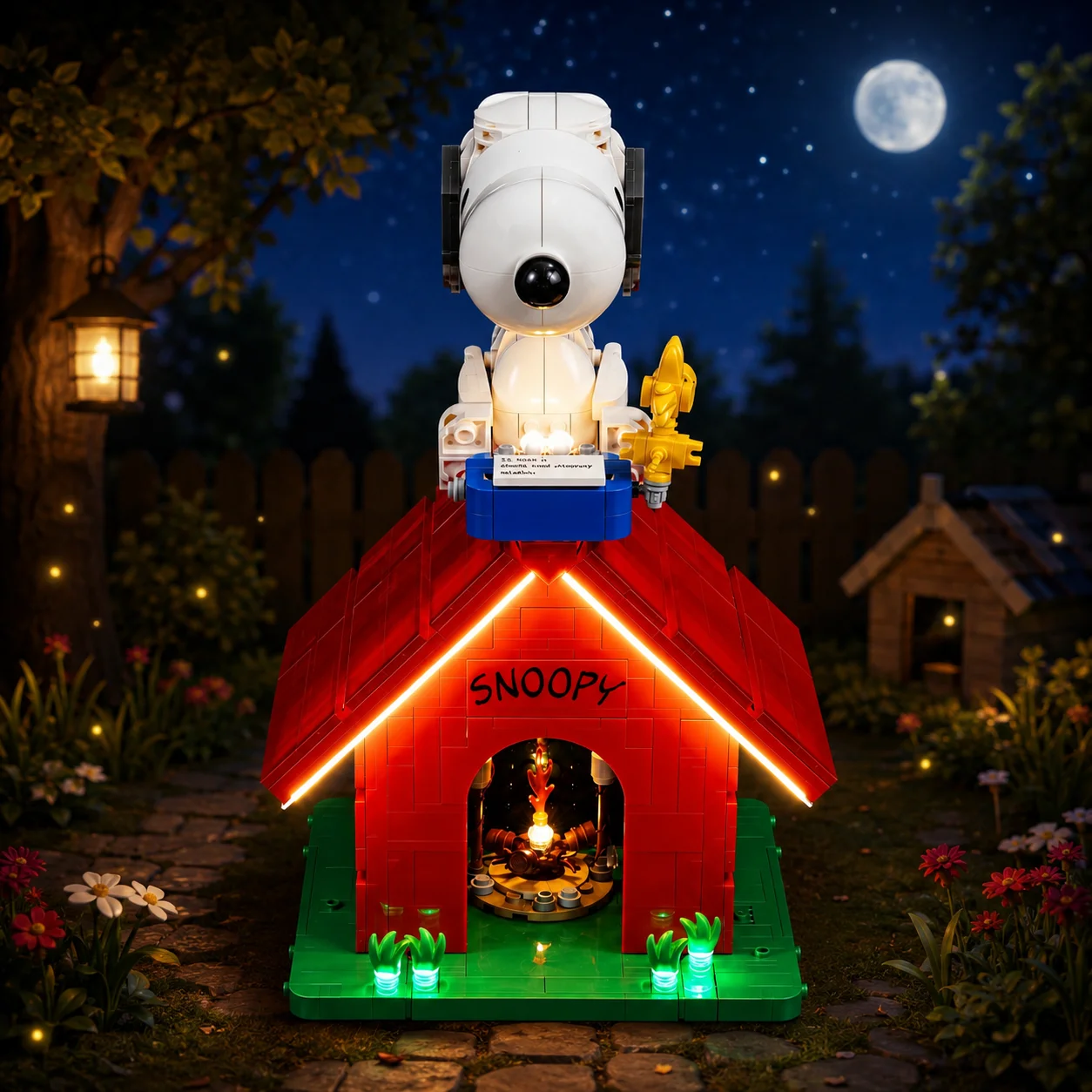 HPROSPER 5V LED-Licht (kein Modell) für LEGO 21368 Ideas Peanuts: Snoopy's Doghouse, dekorative Lichter mit Batteriekasten