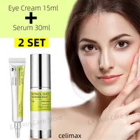 Celimax Retinal Original The Vita A Retinal Shot-reforzador de ajuste + suero, 2 juegos de piel más firme, antienvejecimiento, minimizador de poros, líneas finas