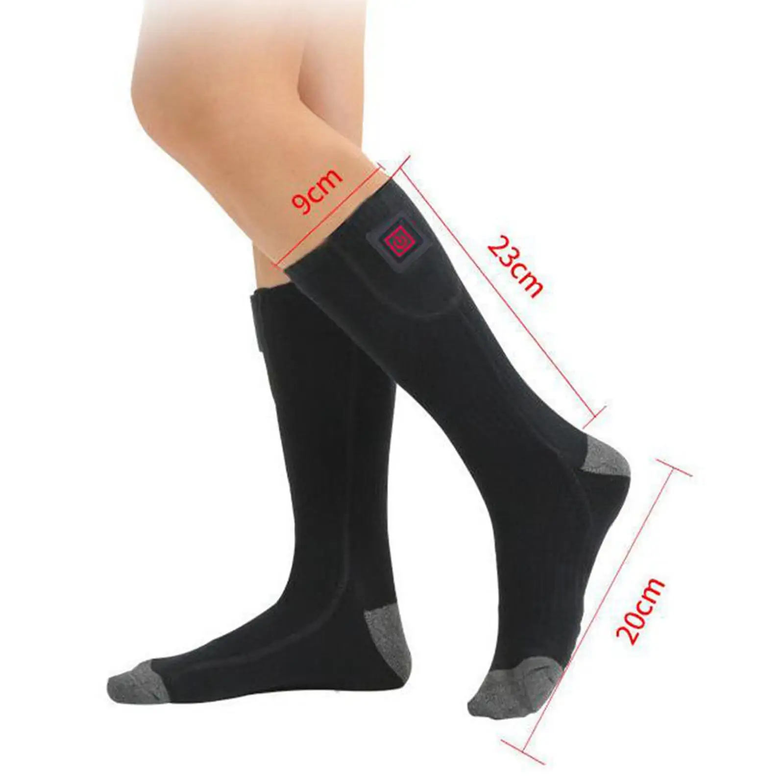 

Long Socks Heated Socks Ski Washable Cycling Heated Socks Electric Heating Socks