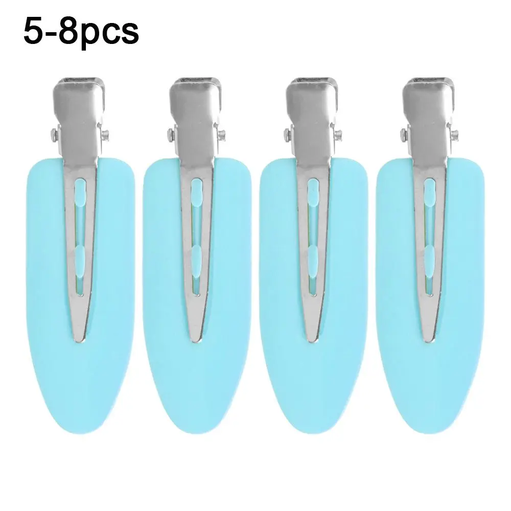 4/8Pcs Hairdressing Tools Styling Accessories Fixed hair No Crease Barrettes No Bend Hair Clip Seamless