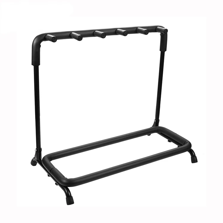 Good quality professional 3 5 7 9 head multiple folding universal guitar rack stand