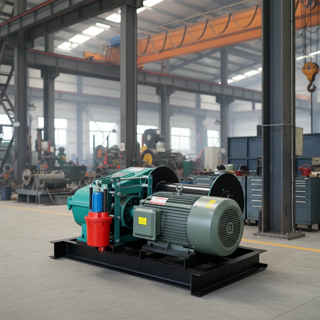 JK Model Electric Winch with Wire Rope for Lifting Towing and Hoisting