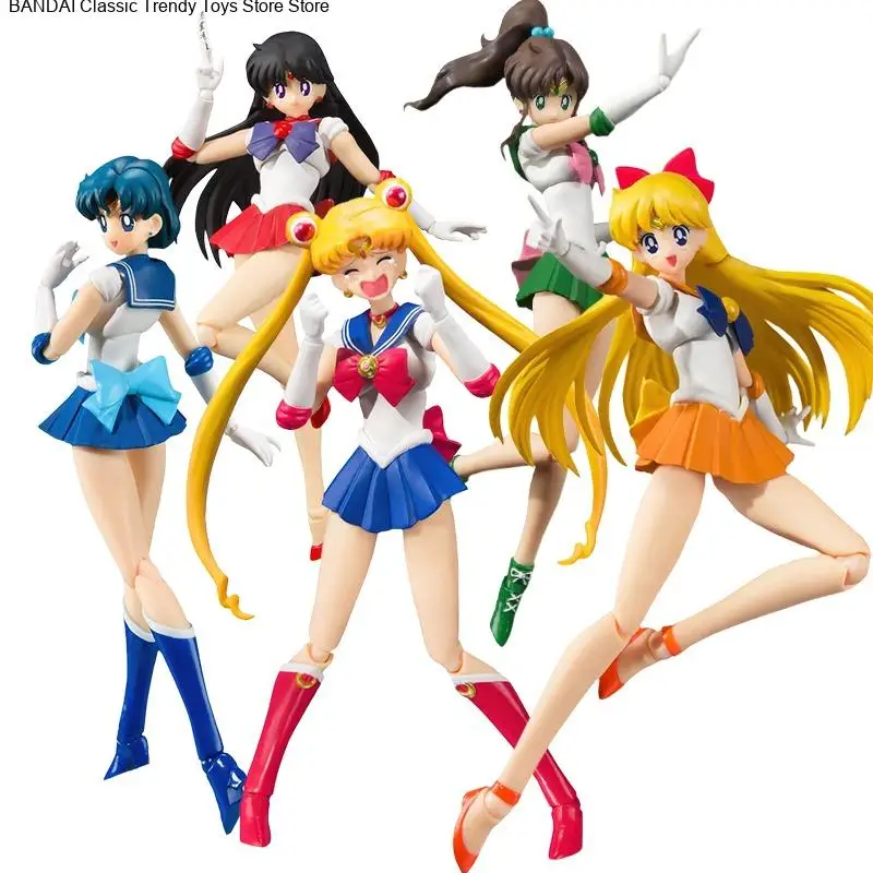 بانداي الأصلي S.H.Figuarts بحار القمر المريخ المشتري فينوس أورانوس نبتون بلوتو زحل عمل أنيمي نموذج لجسم مكتمل #4