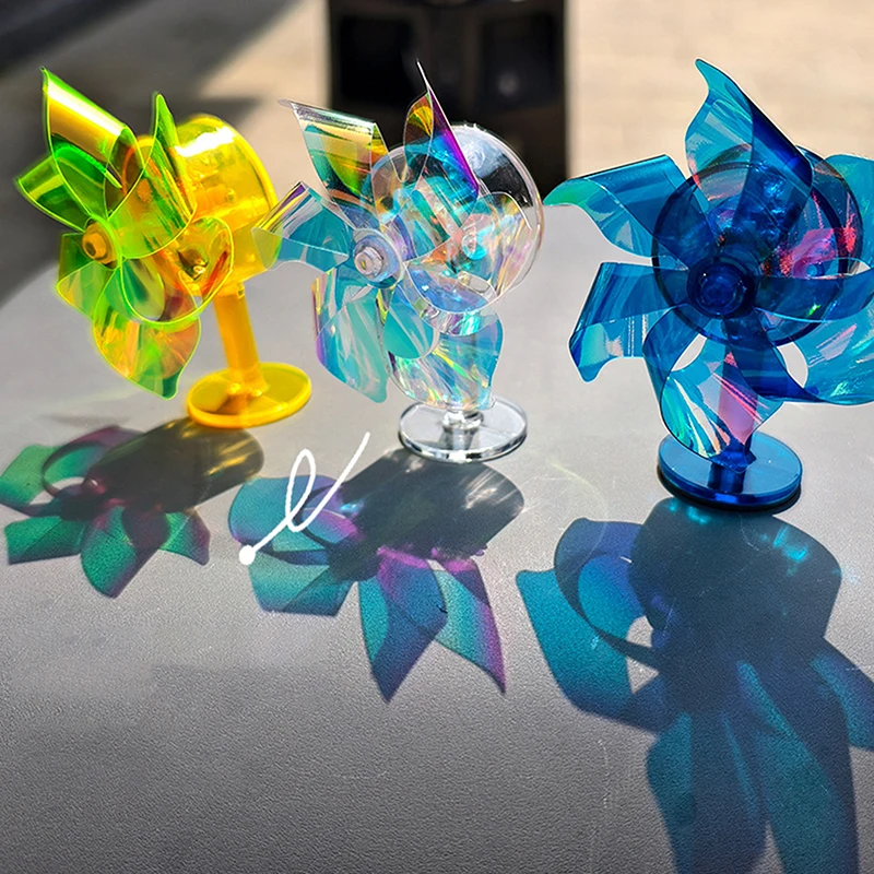 

LED Windmill Handlebar Decor - Cute Spinning Motorcycle & Scooter Accessory, Colorful Dashboard Ornament for Cars/Bikes
