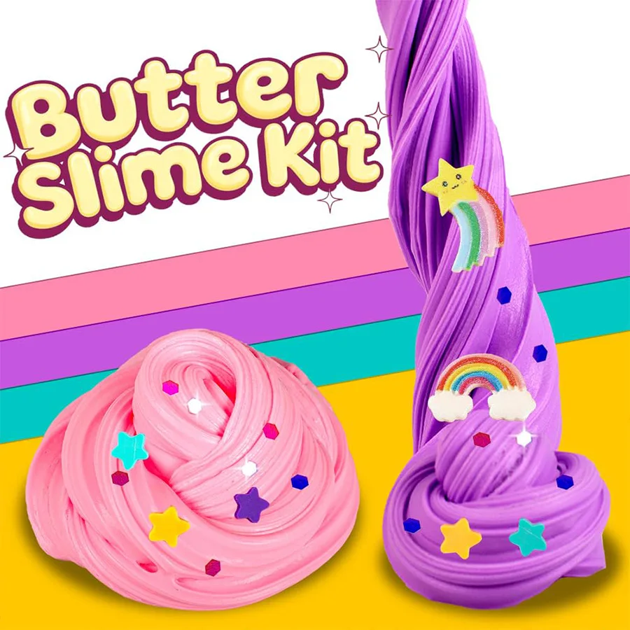 DIY Unicorn Butter Clay Crystal Clay Pinch Set - Creative Handcraft Kit for Adults And Kids