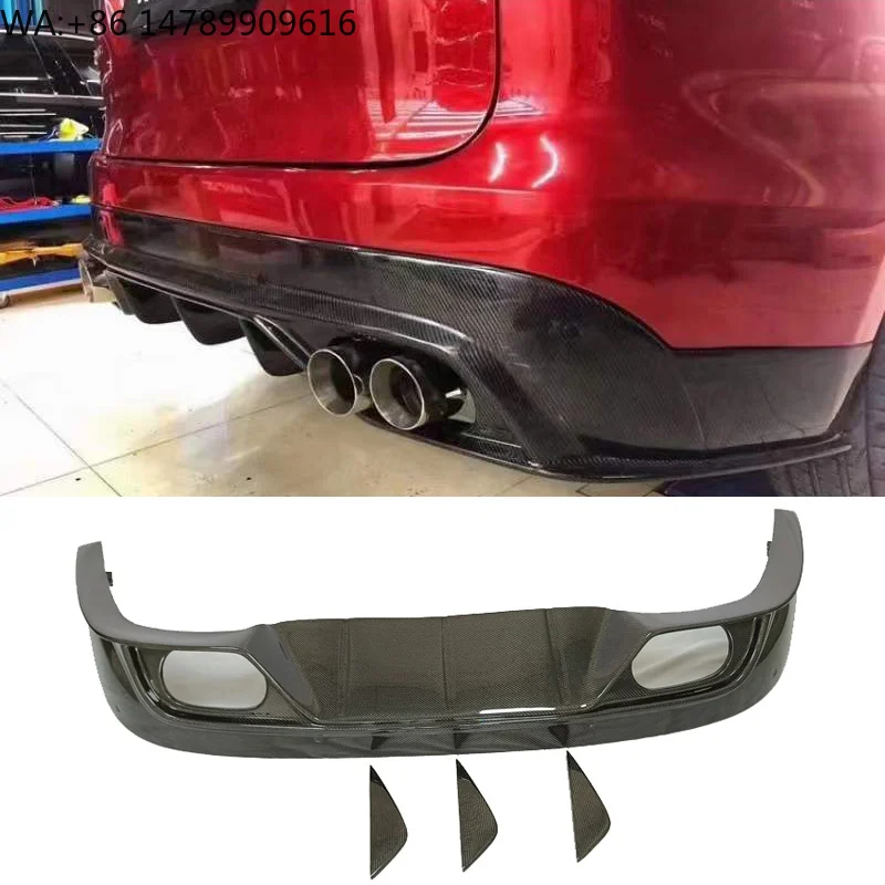 F-PACE  Carbon Fiber Rear Diffuser  Rear Bumper for  F-Pace