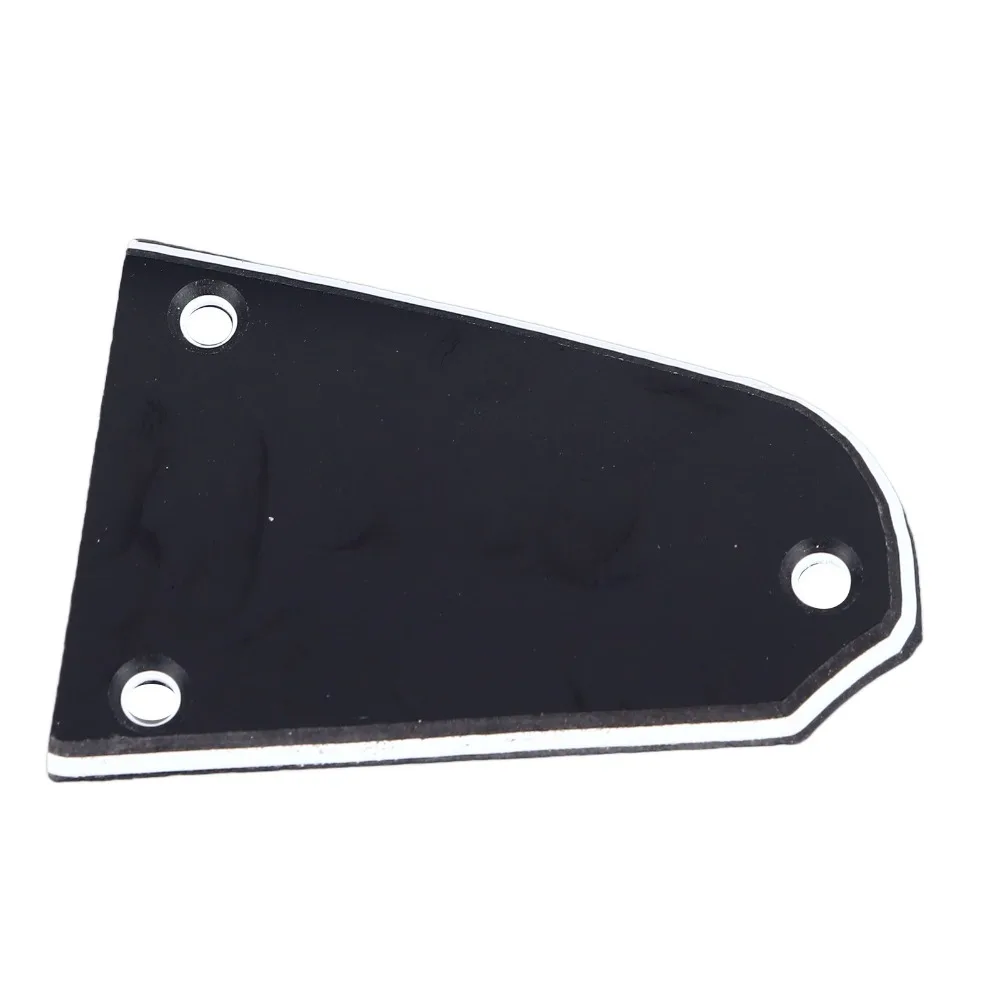 3PCS Durable Plastic Material Truss Rod Cover 3 Hole Black Color Electric Guitar Cover Guitar Rod Cover For Guitar