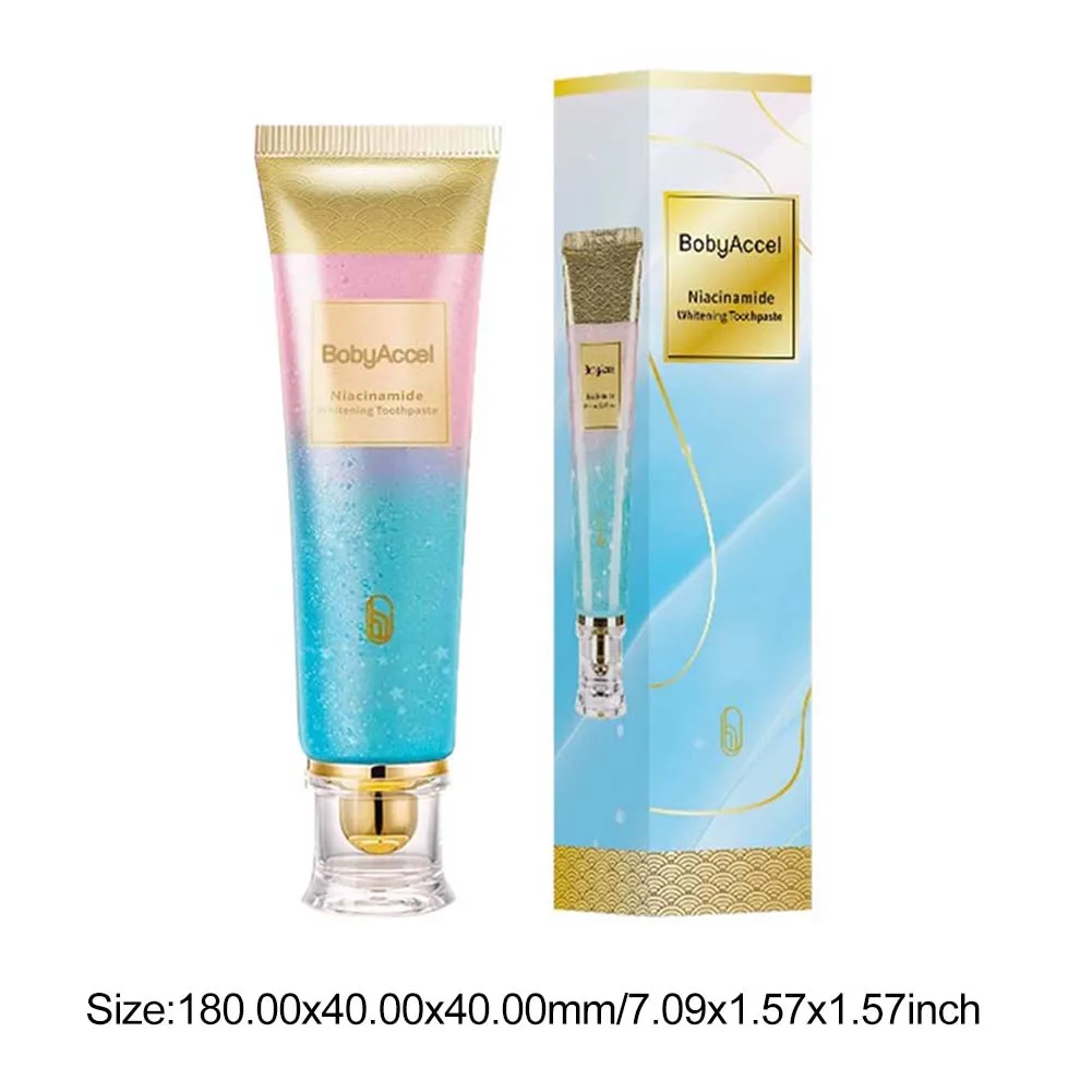 100G Fluoride Free Toothpaste with Natural Gentle Care Niacinamide Toothpaste Remove Tooth Stains for Healthier and Whiter Teeth