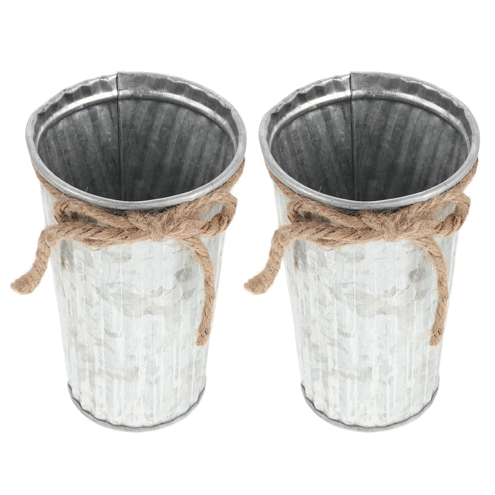 

2pcs Desktop Pencil Cup: Metal Round Pen Holder Stationery Storage Organizer Iron Pencil Pot Brush Holder Makeup Desk