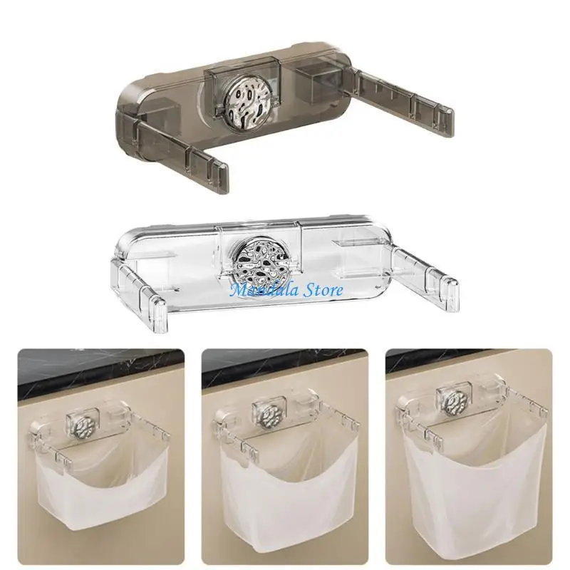 

U2JC Suction Cup Trash Bag Holder for Smooth Surfaces Easy Installation Garbage Rack