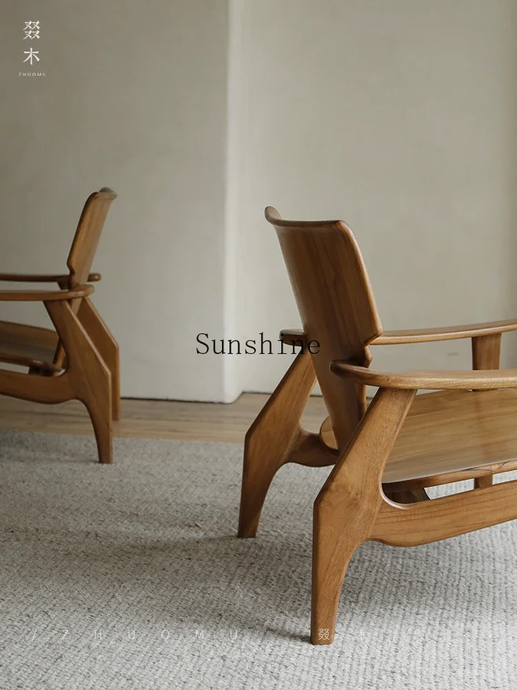 /Medieval Reproduction | Single Sofa Balcony Leisure Chair Design Wabi Sabi FurnitureYY