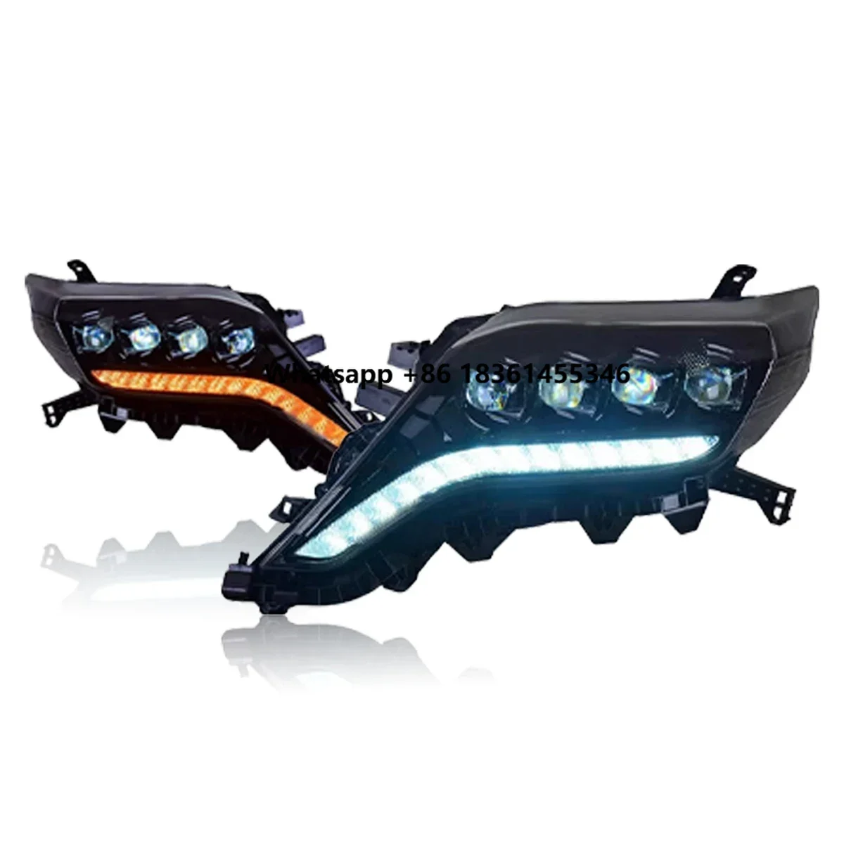 

For Prado Headlight 2014-2017 LED Projector Head Lamp Daytime Running Light Automotive Accessories Car Lights