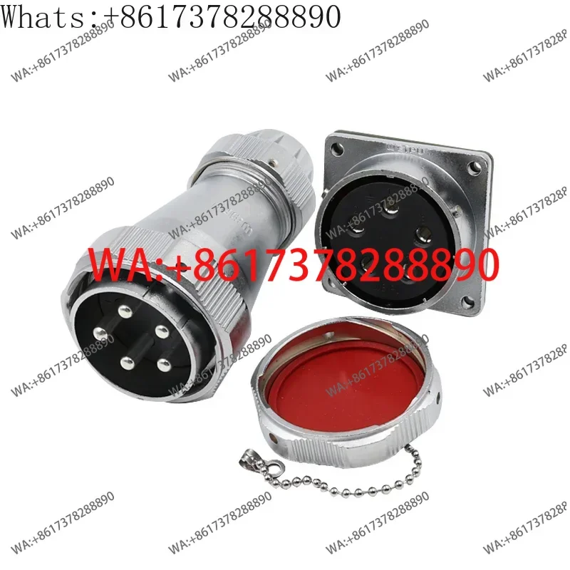 WEIPU Weipu waterproof aviation plug WY48 socket 5-core high current 7-20-core 27-core 38-core 42-core female seat