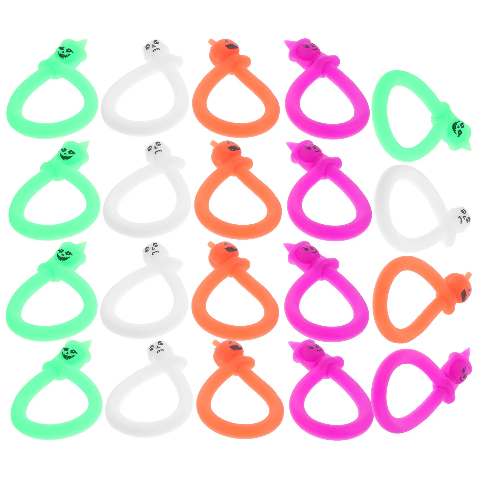 20개 스트레치 누들 재미있는 스트레스 해소 탄성 감각 장난감 스트링 사무실 디컴프레션 내구성 TPR