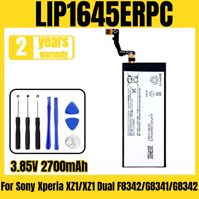 

Suitable for Sony Xperia XZ1/XZ1 Dual F8342/G8341/G8342/SOV36 Battery LIP1645ERPC Mobile Phone Battery DeliveryTool 3.85V2700mAh