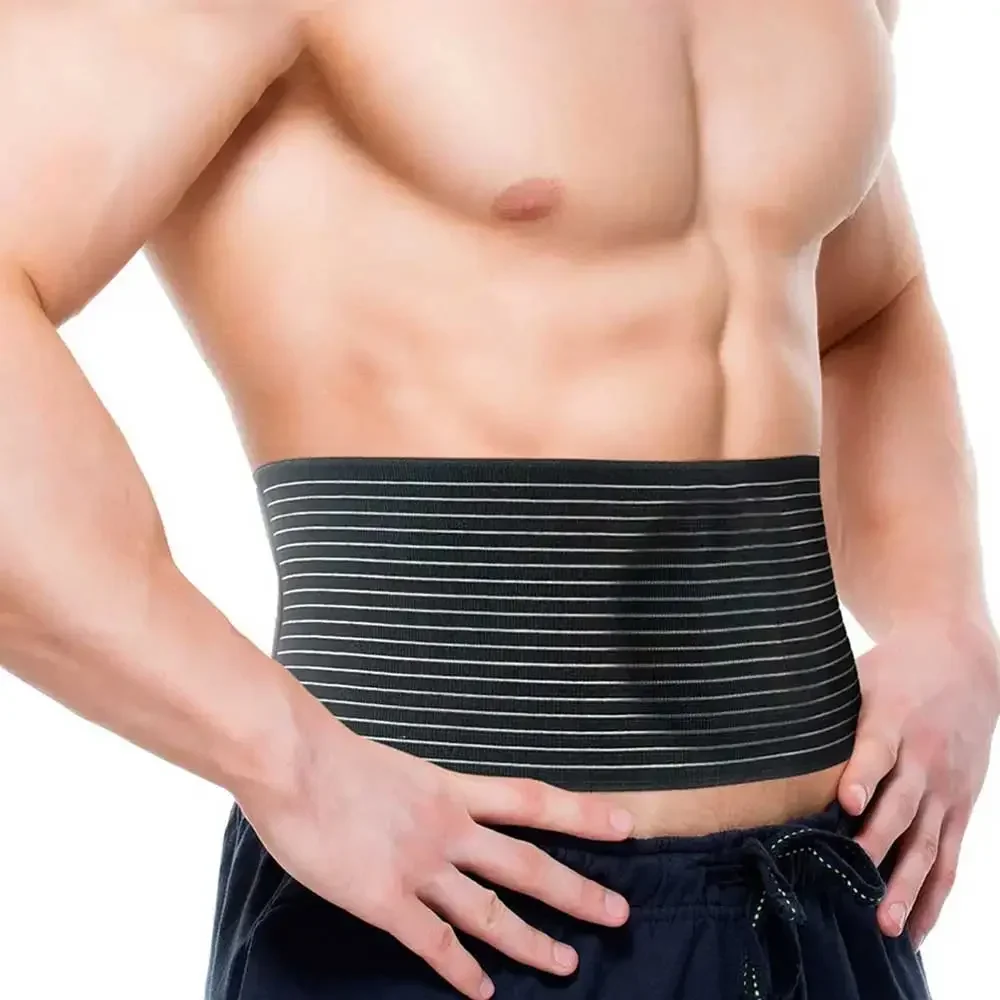 1Pcs Umbilical Navel Hernia Belt for Men and Women/Abdominal Care Support Binder with Pad Elastic Cotton Blend Fabric